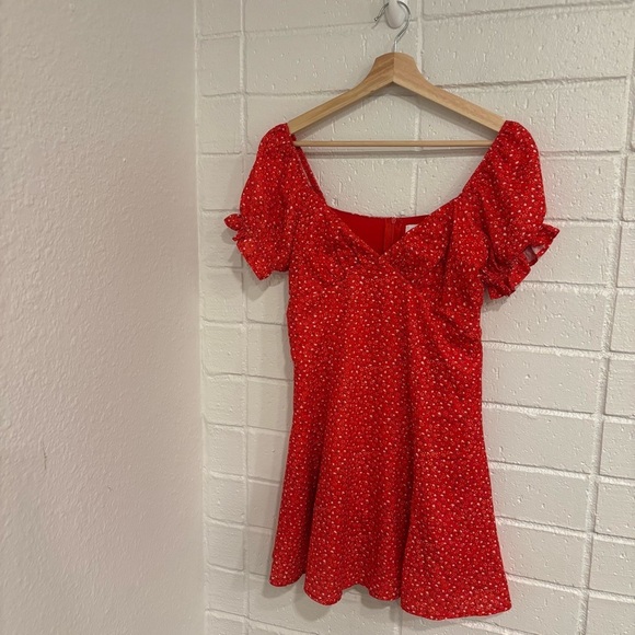 Princess Polly Baily Mini Dress Red - Picture 4 of 6